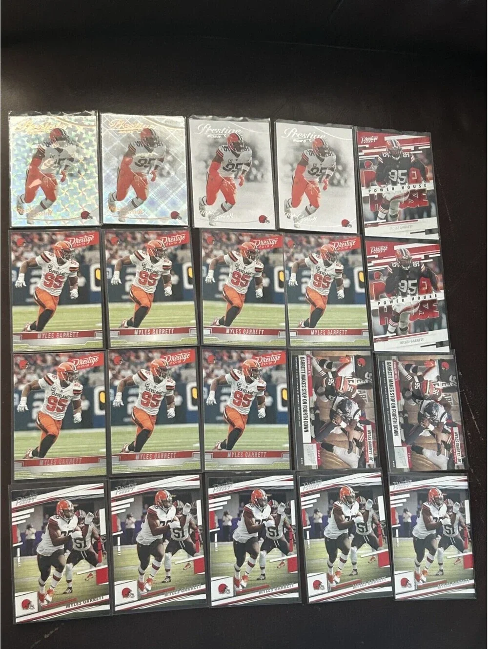 Myles Garrett Panini Prestige Xtra Point Diamond & Hyper + 18 NFL NM Lot